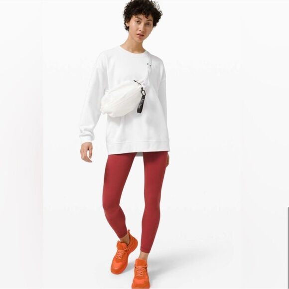 Lululemon Perfectly Oversized Crew Sweatshirt White - Picture 12 of 13